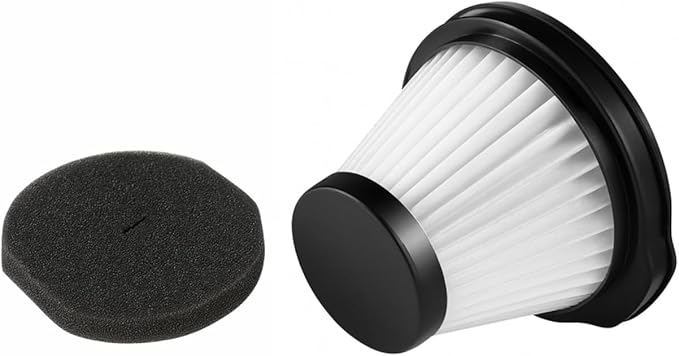 Nispira HEPA Filter Replacement Compatible with Xiaomi Deerma DX115 DX115S DX115C Handheld Portable Vacuum Cleaner, 3 Packs