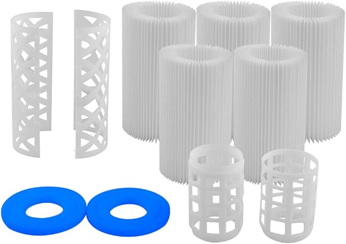 6-Pack Pool Filter Cartridge Type A, C or III, Accessories for Above Gound Pools, Pool Filters Type A/C Replacement Kit for 29000E 59900E, Reusable Pool Filter for Filter Pump