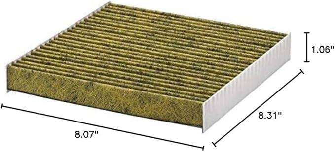 Purolator PBC36080 PurolatorBOSS Automotive Cabin Air Filter with Febreze & Activated Carbon, Car & Truck Passenger Compartment OEM Filter Replacement for Honda CRV, Civic, HR-V, and more (Pack of 3)
