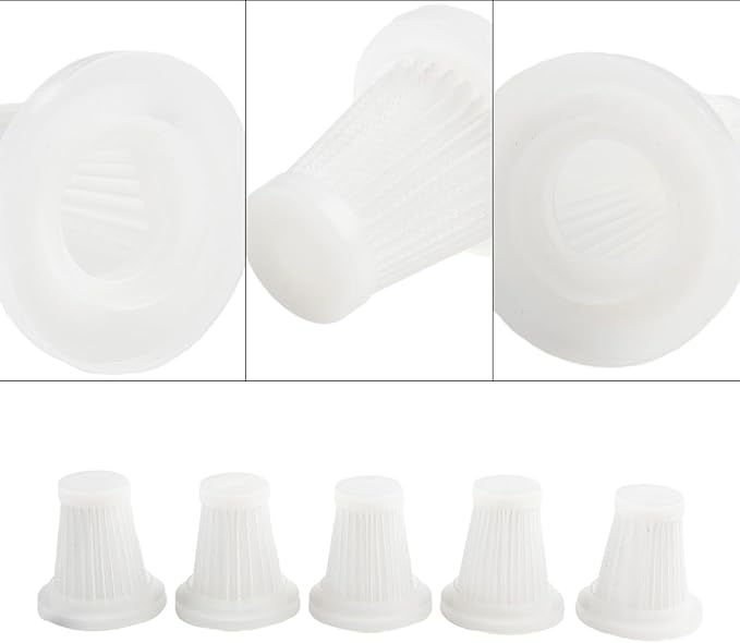 Reusable Filter Set, For Car Vacuum Cleaner, Washable Accessories For Maintaining Vehicle Interior Cleanliness, Compatible With Models Requiring Regular Filter Changes(5pcs)