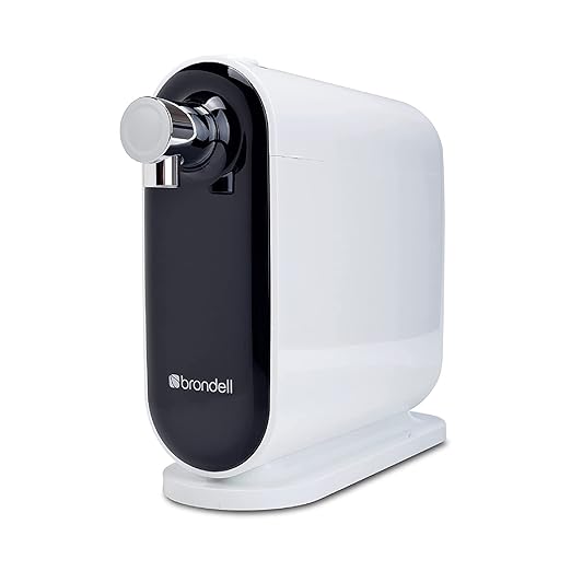 Brondell H630 Cypress Countertop Water Filter System for Kitchen Sinks, Three-Stage Filtration System and Dispenser Attaches to Faucet, White