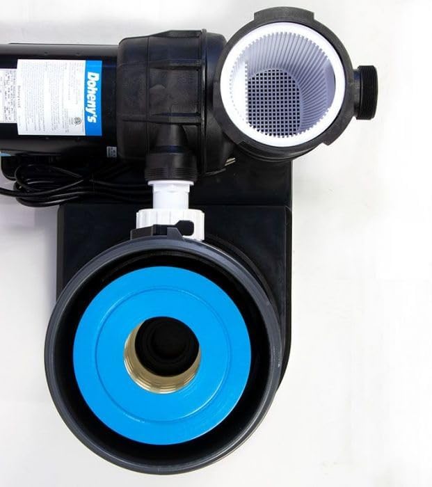 Doheny's Pool Pro Cartridge Filter System for Above-Ground Pools | 50 Sq. Ft. System with 3/4 HP Pump | Extra-Large Non-Woven Cartridge for Clear Water & Max Flow | Durable Thermoplastic | 115V/60Hz