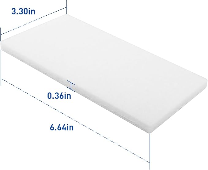 Vacuum Filter for Hoover WindTunnel Bagless, Upright, Widepath, Empower, Foldaway, PowerMax Vacuum Cleaners, Compatible with EnviroCare Premium Replacement 3-Layer Ultimate Vacuum Filter - 2 Pack