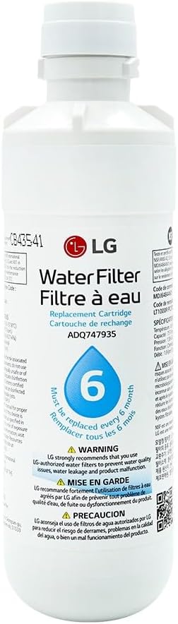 LG LT1000P3 & LT120F 3-Pack Bundle | Replacement Refrigerator Water & Air Filters | 200 Gallon Water Filter Capacity (NSF42, NSF53, and NSF401)