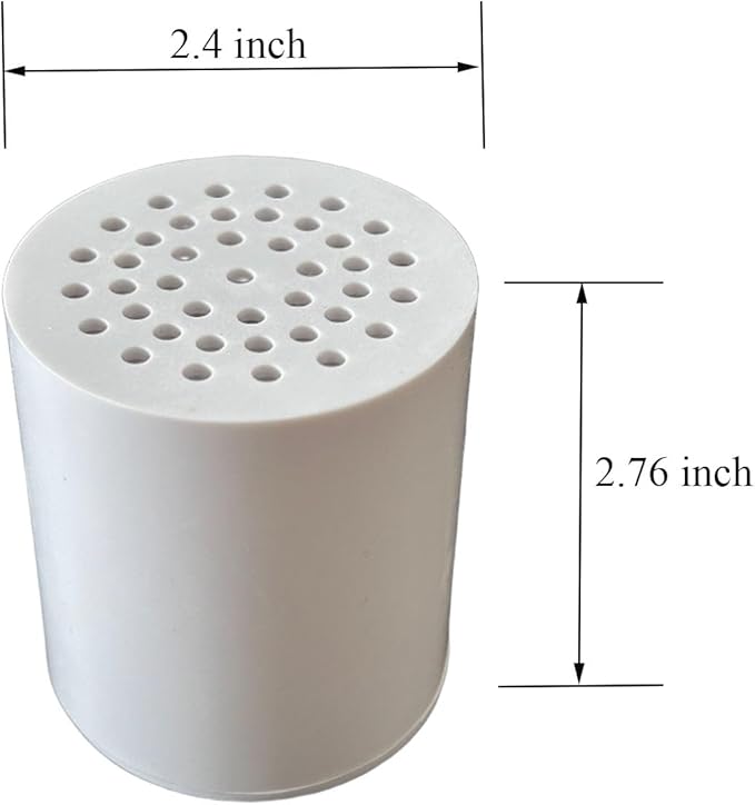 ACA 25 Stage Shower Filter Cartridge - Remove Chlorine Heavy Metals and Other Sediments, Reduces Dry Itchy Skin, Dandruff, High Output Hard Water Filter Replacement Cartridge (25 Stage-1)