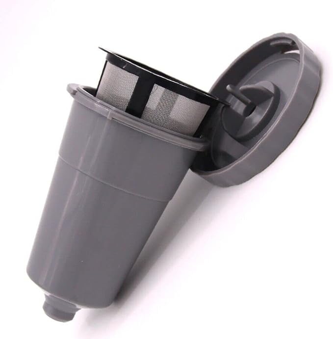 K-Cup Coffee Filter for Keurig | BPA-Free Reusable Capsules Filter Cup | Eco Friendly Brew Coffee/Tea Dishwasher safe Mesh Pods | Refillable Holder Fits B30 B40 B50 B60 B70-3 Pack