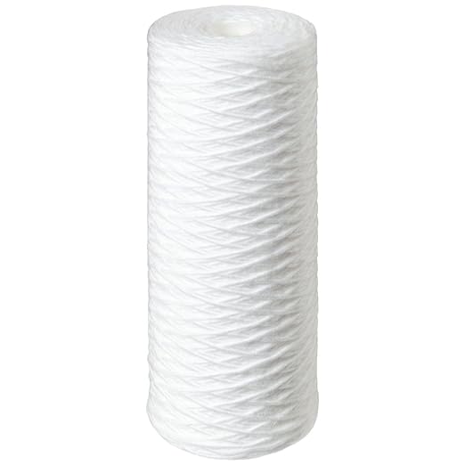 Pentair Pentek WP.5BB97P Big Blue Sediment Water Filter, 10-Inch, Whole House Polypropylene String-Wound Filter Cartridge, 10" x 4.5", 0.5 Micron