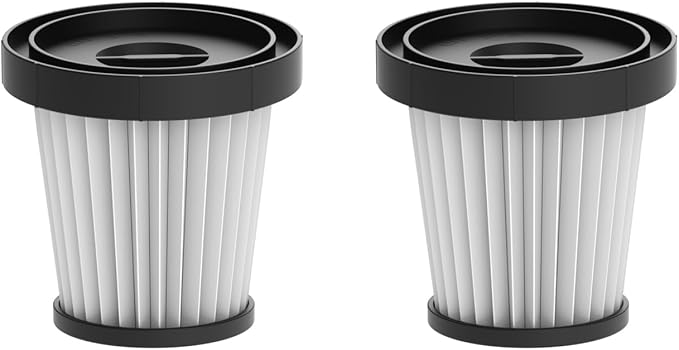 CHEBIO Washable HEPA Filter for A16 Cordless Vacuum Cleaner, Traps 99.97% of Dust Pollen Pet Dander, Compatible with CHEBIO A16 550W High-Power Motor Head, Accessories & Replacement Components，2 PCS