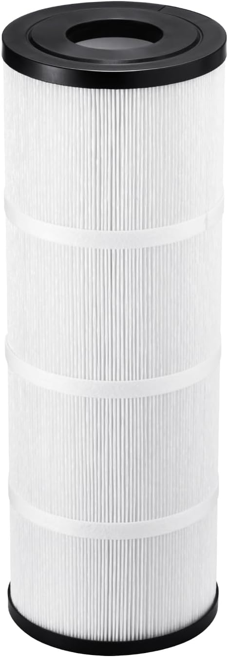 VEVOR PLFPCC80 Pool Filter Replaces Pentair CCP320, Pleatco PCC80-PAK4, Ultral-A5, Unicel C-7470, R173573, Filbur FC-1976, 178580, 817-0081, Clean and Clear Plus 320, L x OD:20"x 7", 4 x 80 sq.ft