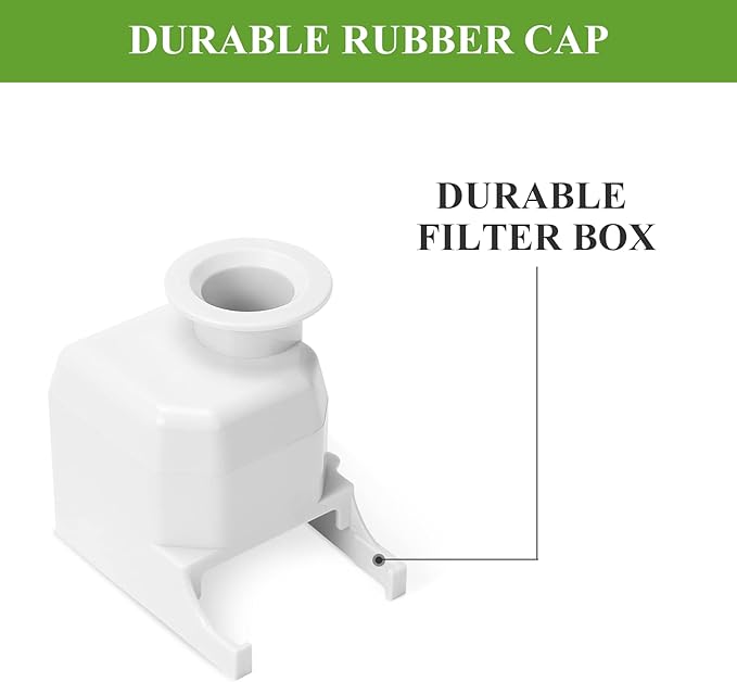Cepheus 360 Ceramic Pet Water Fountain Filter and Pump Holder for Cat（1 Pack）