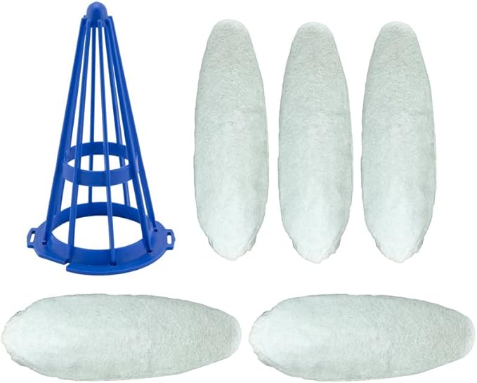 Replacement Vacuum Filter Cotton & Cone Filter Frame for Pool Blaster Water Tech Centennial Filter p22x022xf (1 Cone Filter Frame+5 Filter Bag)
