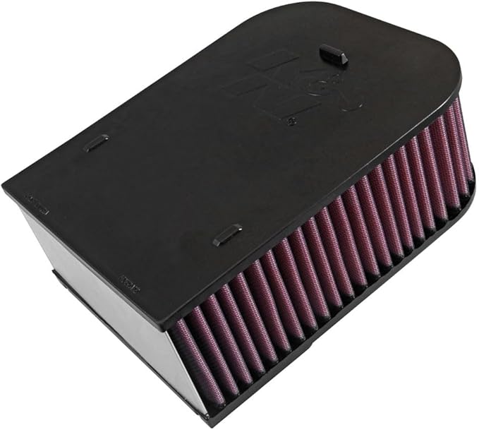 K&N High-Flow Original Lifetime Engine Air Filter: Increase Power & Acceleration, Washable, Premium, Replacement Car Air Filter: Compatible with 2015-2018 Porshe Macan E-0660