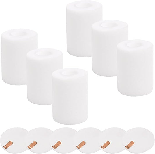 Bvhonwe 6 Pack IQ Base Pre-Motor Foam Replacement Filters for Shark IQ R101AE RV1001AE AV912S AV1010AE RV1000 AV970 AV993 AV1002AE Shark AI AV2501S AV2501AE RV2502AE RV2520AOUS Robot Vacuum Cleaner