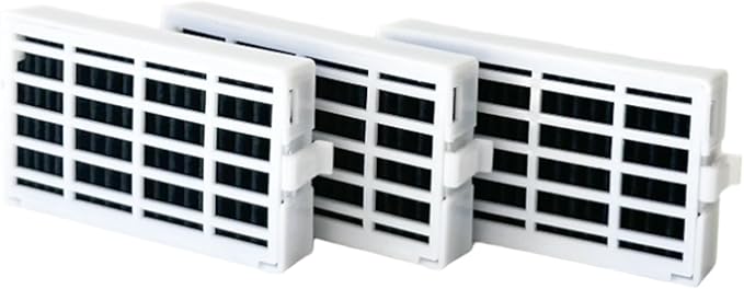 3 Pcs Refrigerator Air Filter Replacement Compatible with Whirlpool WRF560SEHW05, WRF560SEHZ05, WRF560SEHZ00, WRF560SEHZ03