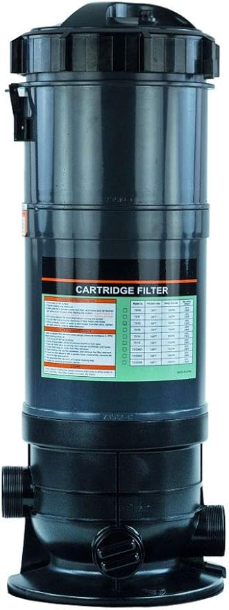 Rx Clear Radiant Cartridge Pool Filter for Above Ground Pools | PRC120 | Up to 25,000 Gallons | Energy Efficient | Corrosion Proof | Filter Cartridge Included