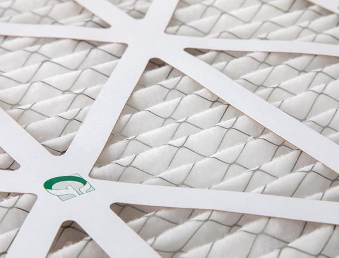 Glasfloss 14x25x1 MERV 10 (FPR 5-6) Pleated Air Filters Box of 6. Actual Size: 13-1/2 x 24-1/2 x 7/8