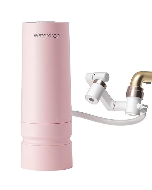 Waterdrop BFC3-Lite Skincare Face Washer Water Filter, Bathroom Sink Filter Water Faucet for Skin, Reduces 99% Chlorine, Nanoscale Deep Cleaning, Hydrate Deeply