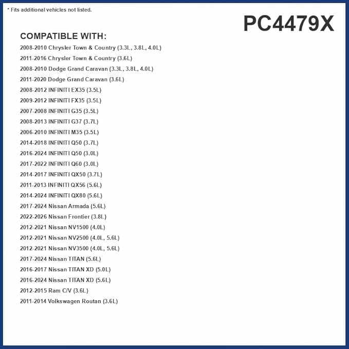 PureFlow Cabin Air Filter PC4479X | Fits 2022-2025 Nissan Frontier, 2017-2024 TITAN, Armada, 2014-2024 INFINITI QX80, 2016-2024 Q50, 2009-2024 Nissan GT-R