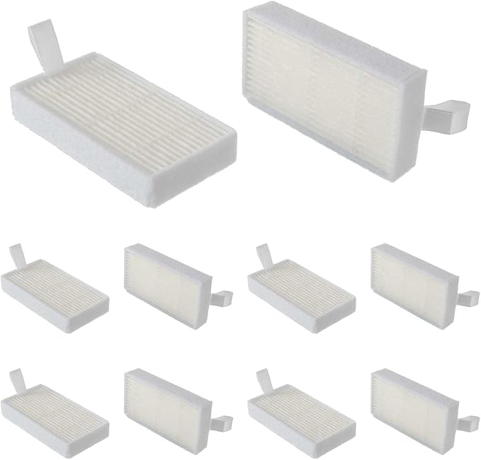 HEPA Vacuum Filters Replace for I-LIFE v3 v3s V3s pro v5 v5s v5s Pro I-LIFE Robot Vacuum Filters(pack of 10pcs)