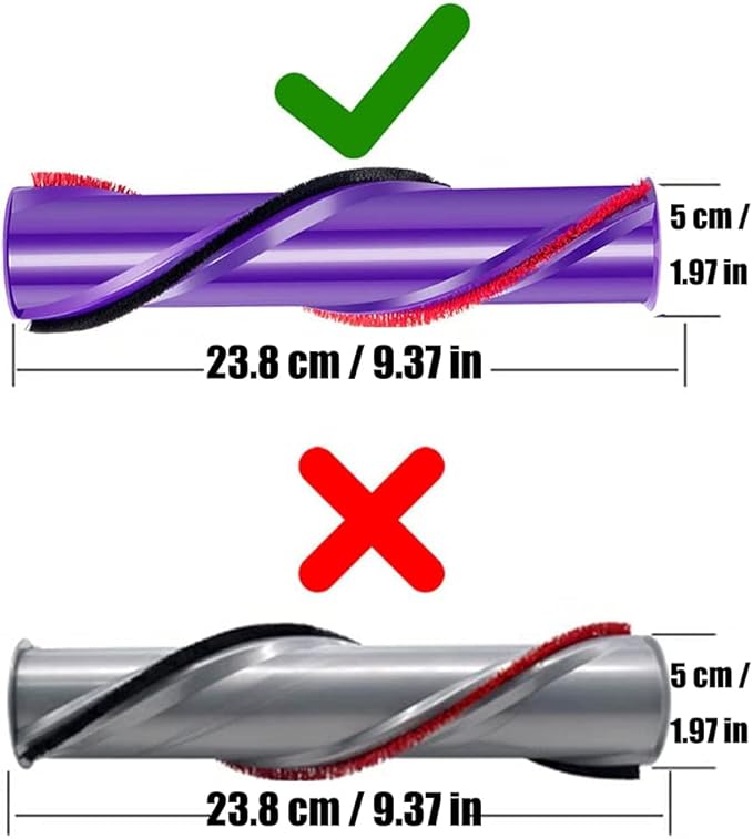 Brushbar Roller Brush Replacement for Dyson V8 Cordless Cleaner Part 967485-01