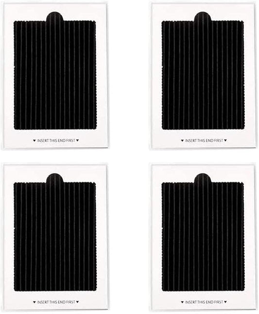 4 Pack Refrigerator Air Filter Replacement Carbon Activated Air Filter Compatible with Frigidaire and Electrolux Fridge, Replaces SCPUREAIR2PK, EAFCBF Replace 242061001, 242047804