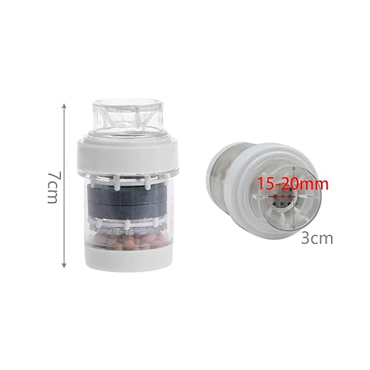 3 Pack Water Filter for Sink, Magnet Faucet Filter, Kitchen Faucet Water Filter, Activated Carbon Water Purification Filter, Faucet Mount Filters Suitable for Standard Faucet,Random Colour