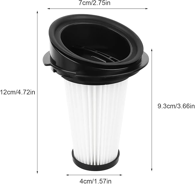 Compatible For ZR005201 HEPA Filter Compatible For Rowenta RH6545 Garden Household Supplies Home Sweeper Vacuum Cleaner, Replacement Filter Accessories(Three-piece set)