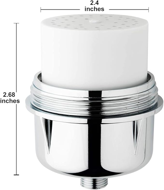 2PCS Shower Filter Replacement Cartridge for Aqua Bliss SF100 SF220,15 Stage Shower Filter for Hard Water Chlorine Reducing Shower Water Head Filter Cartridge,High Output Revitalizing Shower Filter