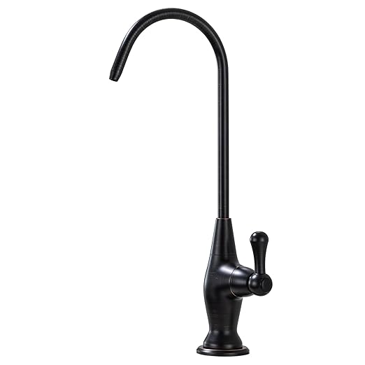 Sink Drinking Water Faucet, Sink Water Filter System, Suitable for Most Reverse Osmosis or Water Filtration Systems, Stainless Steel Reverse Osmosis Faucet for Kitchen Bar, Oil Rubbed Bronze