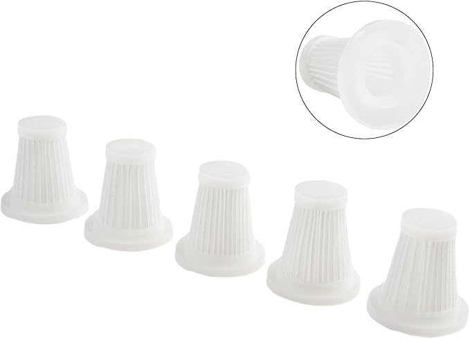 Reusable Filter Set, For Car Vacuum Cleaner, Washable Accessories For Maintaining Vehicle Interior Cleanliness, Compatible With Models Requiring Regular Filter Changes(5pcs)