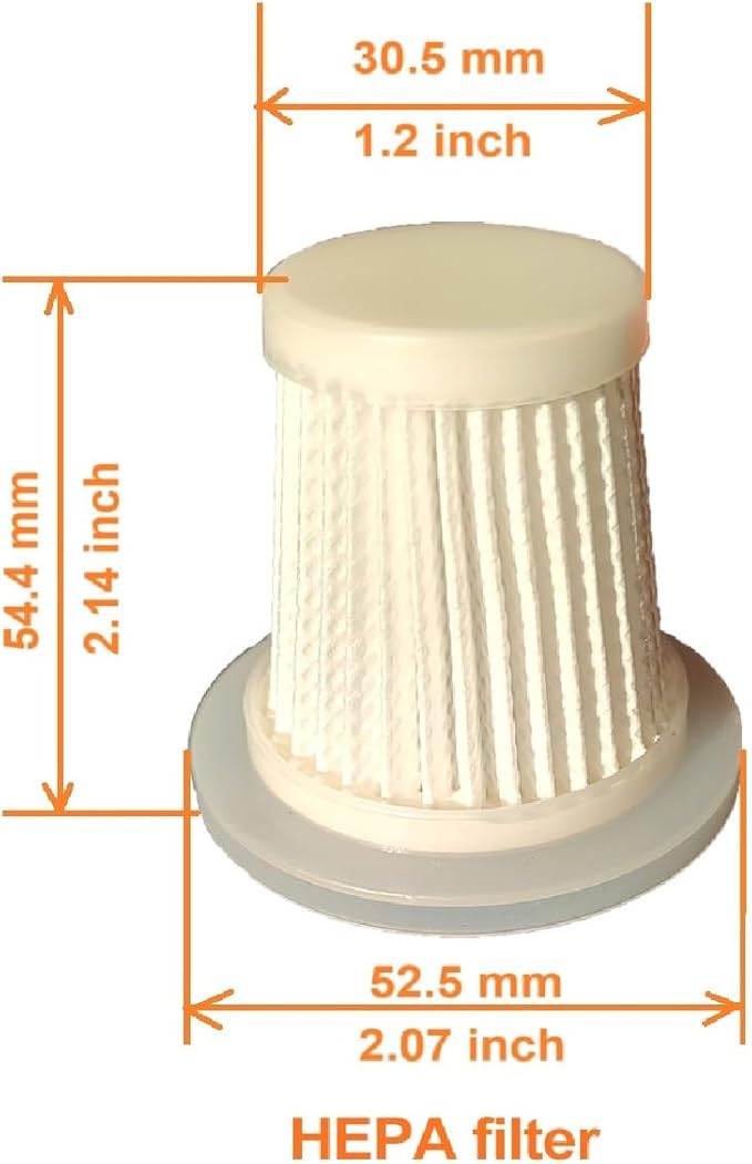 5Pack Hepa Filters replacement Compatible with DEUKNICE, DiliDala, Lyiazsoy, Saker SW102, Sakerplus SW106, SW107/108/109/110, houscly ST-6663, AUXTUR SW102/SW103, Homephi SW102,Tkkich SW-102 etc.