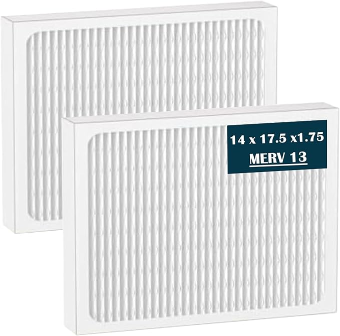 DR90 Dehumidifier Filter 14 x 17.5 x1.75 MERV 13: for Honeywell DR120 Dehumidifiers (50070171-002) and Santa Fe Advance90, Advance100, Advance120 dehumidifier Models - Used for Basement 2 Pack