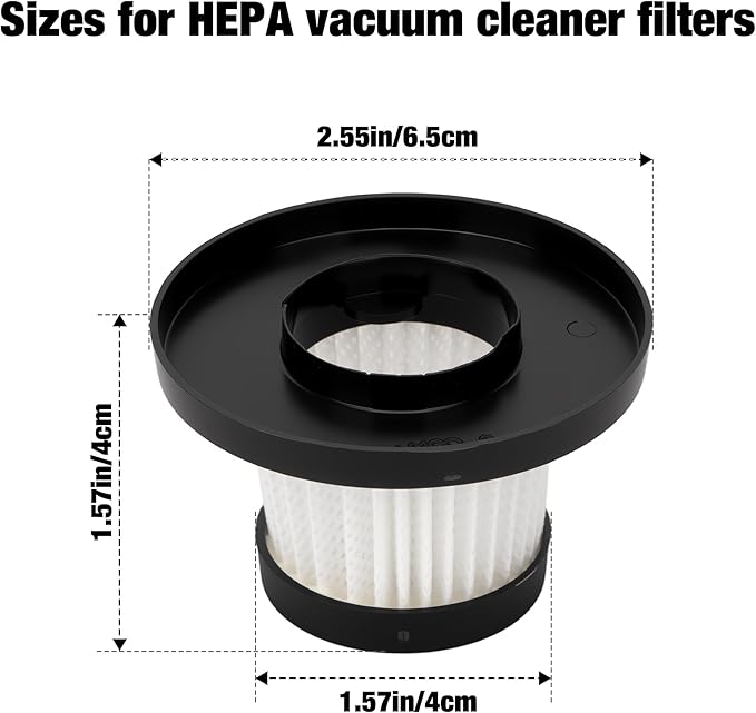 25 hepa Vacuum Filters Compatible With Duck Vacuum Cleaners As Shown In Tv Commercials, They Are Washable And Reusable, Ideal For Pet Households And Workshop Cleaning