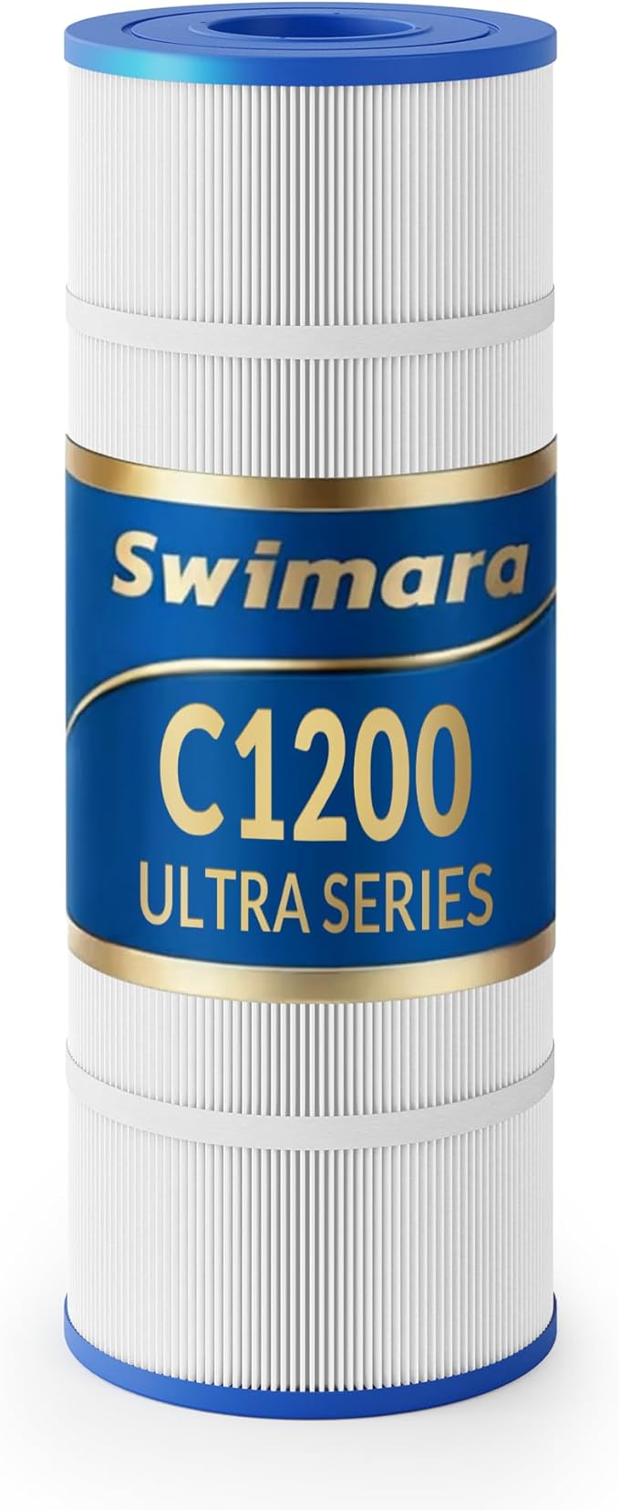 Pool Filter Cartridge, 5oz Trilobal Heavy-Duty Fabric, Ultra Series, Compatible with Hayward Star-Clear Plus C1200, Replacement for CX1200RE PA120, 120 Sq. Ft. (8.9" Dia)