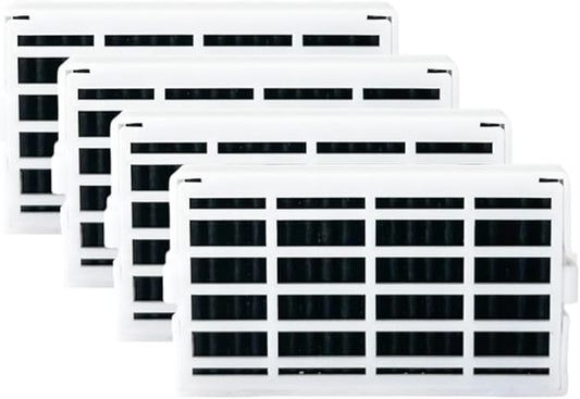 4 Pcs Air Filter for Whirlpool Refrigerator WRF767SDHV02, WRF767SDHZ00, WRF757SDHZ02, WRF989SDAE02, WRF989SDAH01, WRF964CIHV00, WRF767SDHZ01, WRF767SDHZ02, WRF757SDHZ00, WRF757SDEM01, WRF767SDEM01