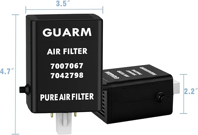 Filters Replacement for Sub-Zero Refrigerator Air Purification Cartridge 7042798, 7007076, 7007067 Air Filter, 2 Pack