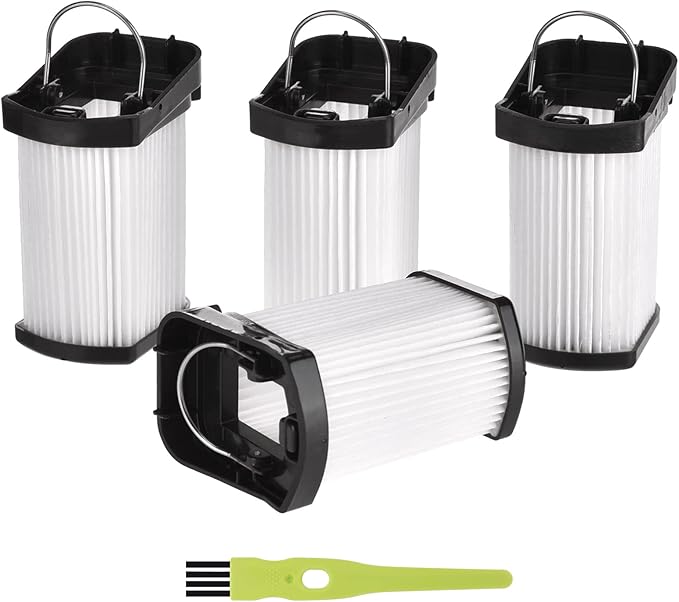 4 Pack Replacement Vacuum Filter for Shark WANDVAC POWER PET WV401 WV410CO WV401BL WV401PK WV403BR WV410BL WV410GN WV410PR Cordless Handheld Vacuum, Fabric Filter Compare to Part # XFFWV400