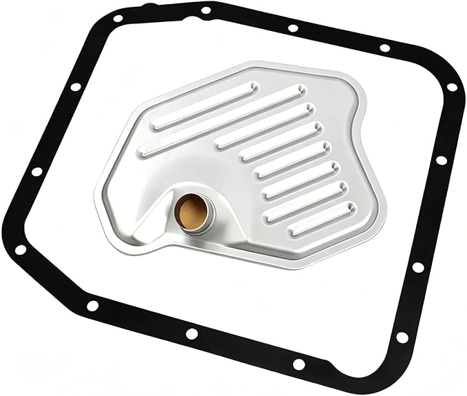 4R70W 4R75W 4R75E Transmission Filter with Gasket Kits Compatible with 1994-2010 F-150, 1996-2004 M-ustang, 1997-2006 E-xpedition, Replaces OE# FT105, F6AZ7A098A, 58955