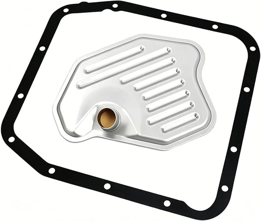 4R70W 4R75W 4R75E Transmission Filter with Gasket Kits Compatible with 1994-2010 F-150, 1996-2004 M-ustang, 1997-2006 E-xpedition, Replaces OE# FT105, F6AZ7A098A, 58955