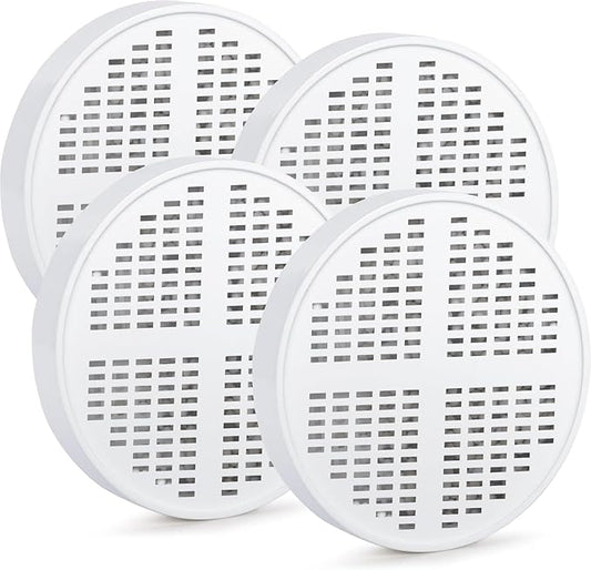 4-Pack, Vitamin C + E + A Shower Filter Replacement Cartridge, Compatible with AquaHomeGroup Shower, Vitamin-Infused Shower Head Filter, Healthier Skin, Hair & Nails. Removes Chlorine & Impurities.