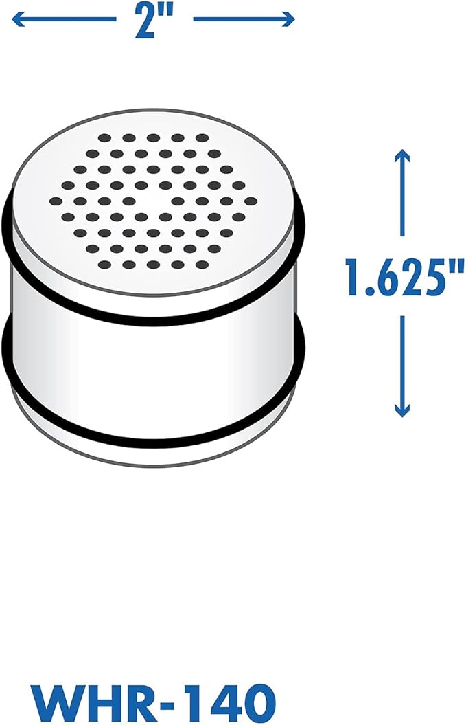 Culligan® Official Shower Filter Replacement WHR-140 Cartridge for Culligan Water Shower Filter Systems WHR-140, WSH-C125, ISH-100, HSH-C135