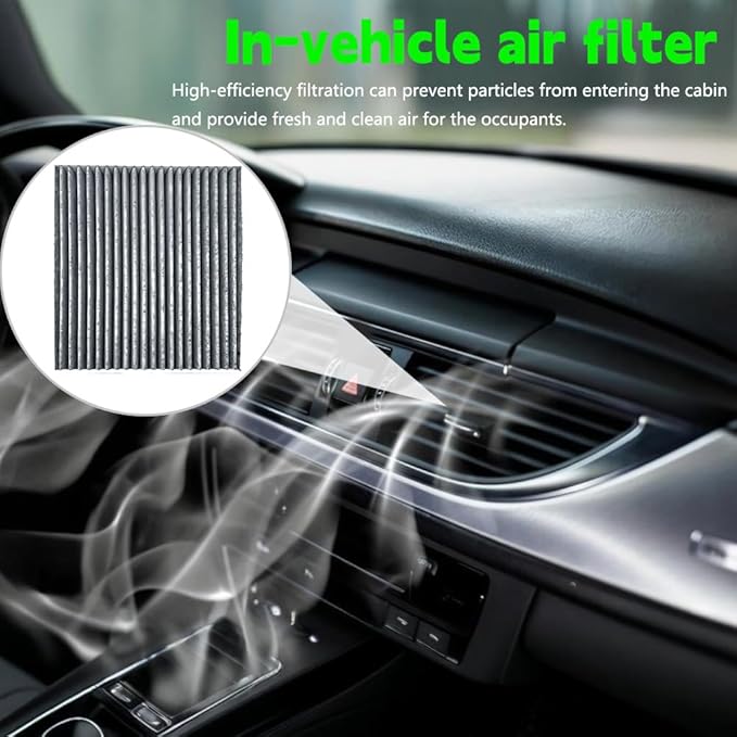 Cabin Air Filter, Automotive Replacement Air Filters with Activated Carbon, for CF10285