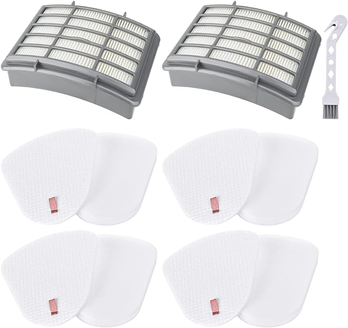Filters for Shark Navigator Lift Away Deluxe Upright Vacuum Replacement CU512 CU520 UV540 UV440 NV360 NV350 NV351 NV352 NV355 NV356 NV357 NV370 NV391 UV490 ZU503AMZ, Compare to Part XFF350, XHF350