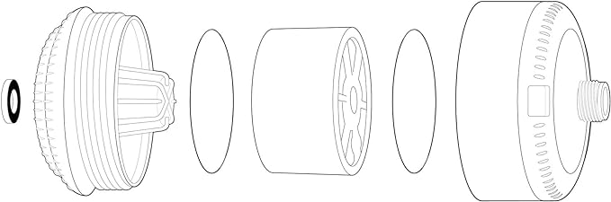 Sprite SL2-BN Universal Slim-Line2 Shower Filter, Brushed Nickel