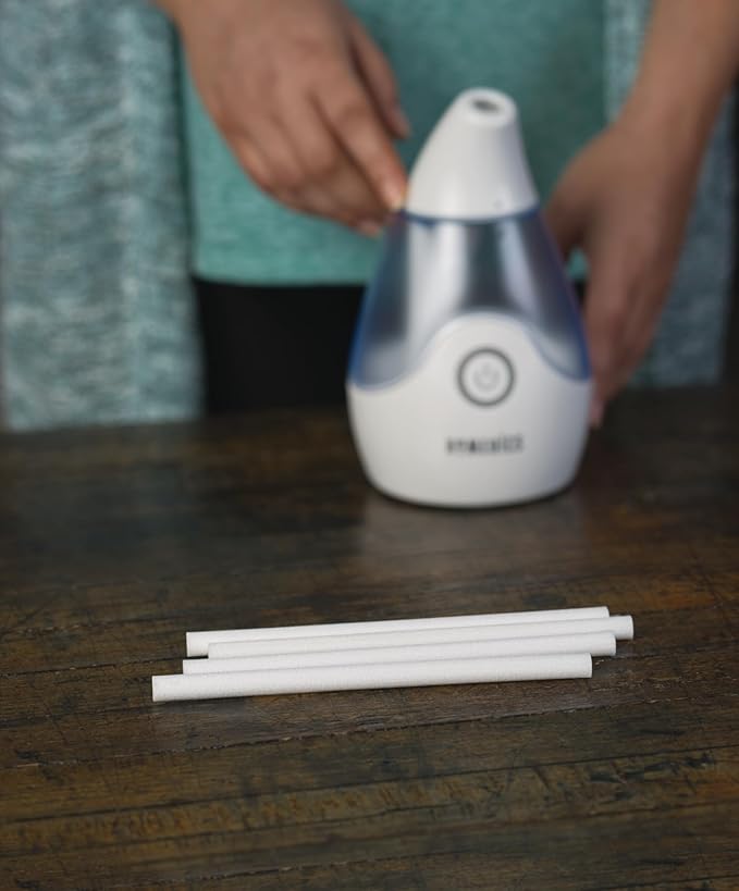 Homedics TotalComfort Personal Humidifer Replacement Wicks, 4 Pack - Works with Homedics UHE-CM15 Ultrasonic Humidifier – Humidifier Filter Replacement Prevents Mineral Build-Up