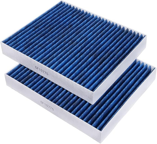 2-Pack HEPA Cabin Air Filter Fits for Cruze 2011-2016, Malibu 2013-2015,Sonic Spark Trax Volt Orlando LaCrosse Encore Activated Carbon Cabin Filter Replacement for CF10775 Accessories