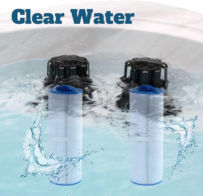 Malaka Spa Replacement Filter FD2007 Compatible with PWW50L 4CH-949 FC-0172, Hot Tub Replacement Filter Cartridge, 2-Pack