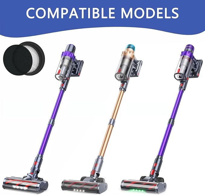 Replacement Hepa Filters Compatible with AFNOP Acevac11 Afoddon A200 A200Pro, ORFELD B08 Cordless Vacuum Cleaner,4 Pack suit Hepa Washable & Durable.