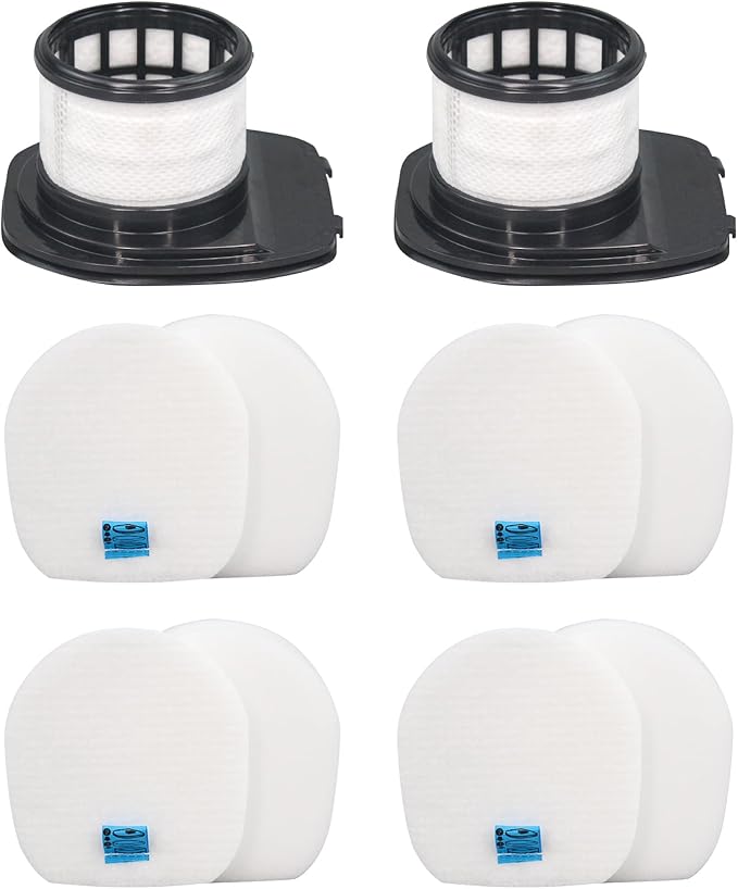 Replacement Filter Compatible with Shark WZ250 WZ240 WZ240 26 WZ140 Pet Pro Cordless Stick Vacuum (2 Hepa filter and 4 foam filter)