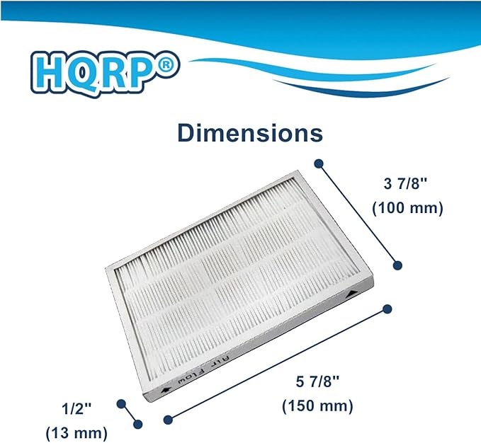 HQRP 2-Pack Vacuum HEPA Filter compatible with Panasonic MCUL671 MCUL675 MCV7600 MCCG917 MCCG937 MCCG983, Replacement for Panasonic MC-V199H